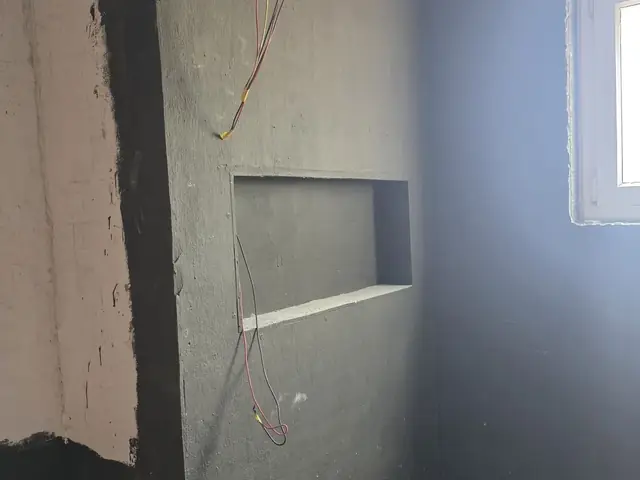 Electrical and plumbing rough-in before finishing
