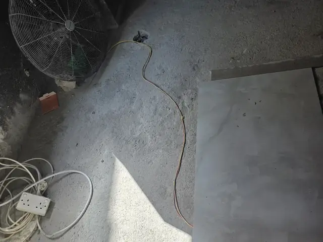 Room preparation with electrical rough-in