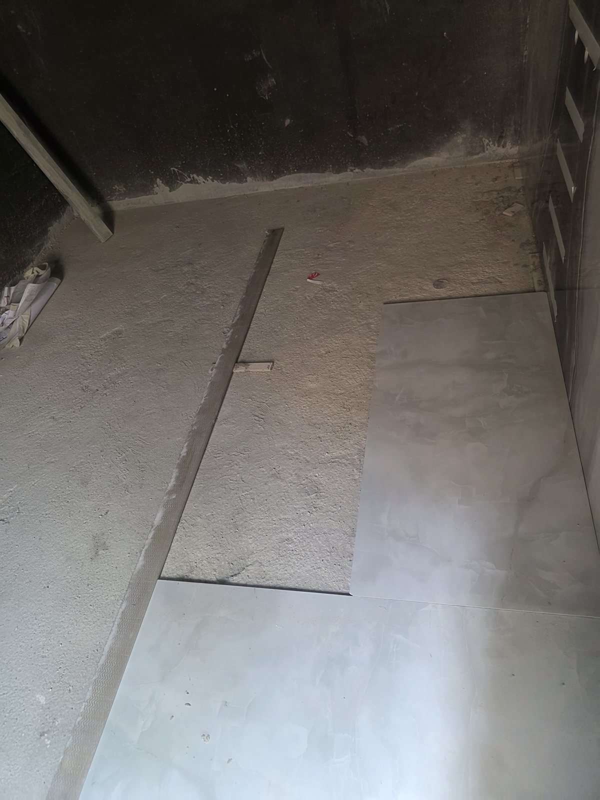Floor preparation before tile installation