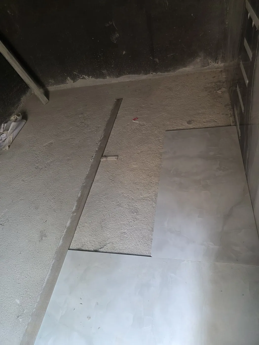Floor preparation before tile installation