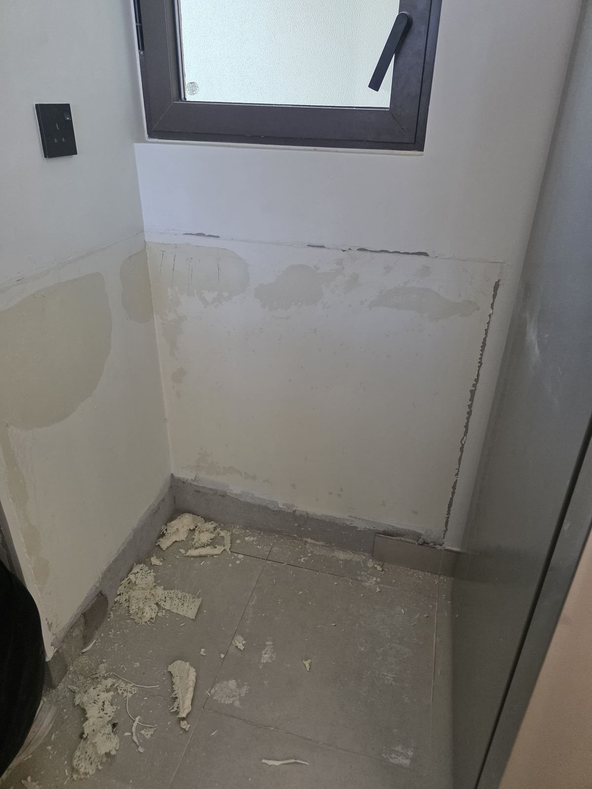 Site preparation for villa renovation work
